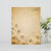 Blütenblume Rustikale Personalisierte Stationierun (Stehend Vorderseite)