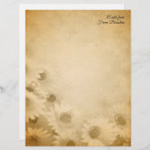 Blütenblume Rustikale Personalisierte Stationierun (Vorne/Hinten)