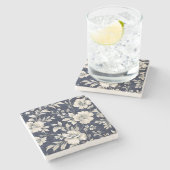 Blütenblume Steinuntersetzer (Seitenansicht)