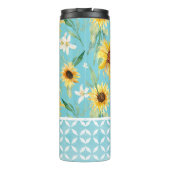 Blütenblume Zitrus Herz für die beste Mutter aller Thermosbecher (Rückseite)