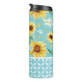 Blütenblume Zitrus Herz für die beste Mutter aller Thermosbecher (Nach rechts gedreht)