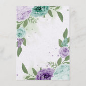 Blütenblumen botanisch begleitkarte (Rückseite)