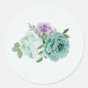 Blütenblumen botanisch runder aufkleber