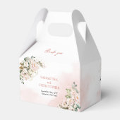 Blütenblumen Eukalyptus-Gold Geschenkschachtel (Rückseite)