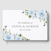 Blütenblumen, Grünpflanzen, Boho, Blumenzehen Gästebuch (Vorderseite)