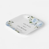 Blütenblumen, Grünpflanzen, Boho, Blumenzehen Pappteller (Gewinkelt)