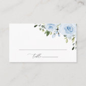 Blütenblumen, Grünpflanzen, Boho, Blumenzehen Platzkarte (Vorderseite)
