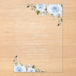 Blütenblumen, Grünpflanzen, Boho, Brautparty Acryleinladungen