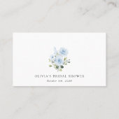 Blütenblumen, Grünpflanzen, Boho, Brautparty Platzkarte (Rückseite)