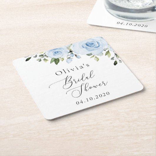 Blütenblumen, Grünpflanzen, Boho, Brautparty Rechteckiger Pappuntersetzer (angewinkelt)