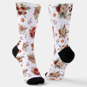 Blütenblumen Herbstfrauen Socken