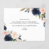 Blütenblumen und Blumen werden Sie meine Brautjung (Rückseite)