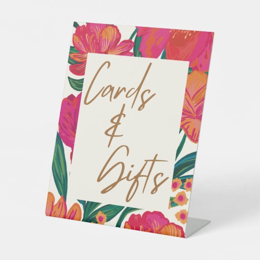 Blütenblumenüberwurf und Brautparty Sockelschild (Vorderseite)