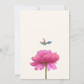 Blütenblüte Brautparty Einladung (Rückseite)