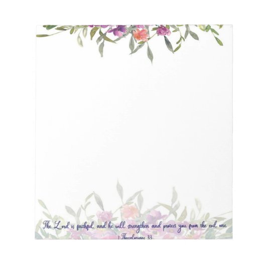 Blütenblüte Notizblock (Vorderseite)