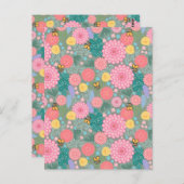 Blütenblüte Postkarte (Vorne/Hinten)