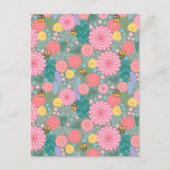 Blütenblüte Postkarte (Vorderseite)