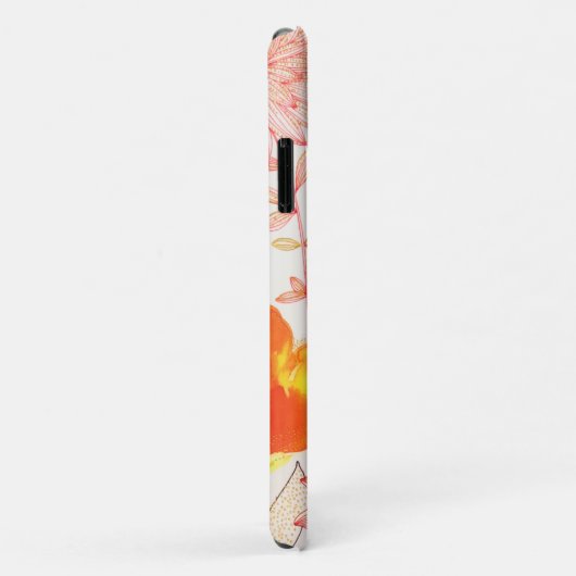 Blütenblüte Rosa Sonnenblumen Case-Mate iPhone Hülle (Hinten/Rechts)