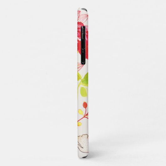 Blütenblüte Rosa Sonnenblumen Case-Mate iPhone Hülle (Hinten/Links)