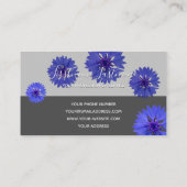 Blütenblüte Visitenkarte (Rückseite)