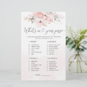 Blütenblüte, was in deinem Handtaschenspiel ist (Stehend Vorderseite)