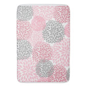 Blütenblüten aus rosafarbenen Blume Badematte (Vorderseite Vertikal)