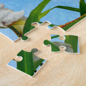 Blütenblüten aus weißer Bartblüte Puzzle (Seite)