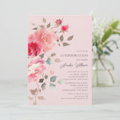 Blütenblüten Bestätigung Einladung (Stehend Vorderseite)