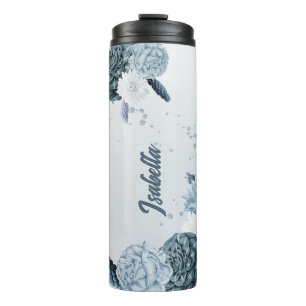 Blütenblüten botanisch thermosbecher