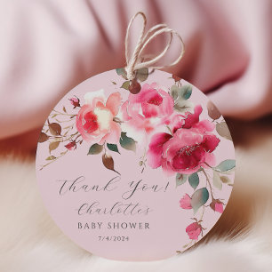 Blütenblüten Delight Baby Dusche Geschenkanhänger
