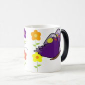 Blütenblüten im Schmetterling Zerstörungsgärten Verwandlungstasse (VorderseiteRechts)