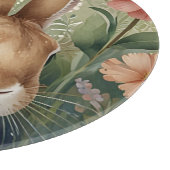 Blütenblüten und ein sonniger Traumglasschneider Schneidebrett (Ecke)