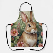 Blütenblüten und sonnige Träume - Alles-über-Print Schürze (Vorderseite)