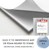 Blütenblütenblau - Zeremonie-Zeichen Poster