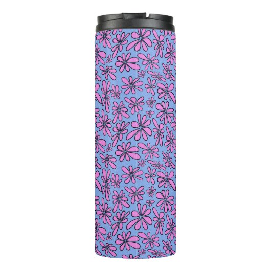 Blütenblütenblümchen Thermosbecher (Rückseite)