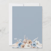 Blütenblütenblume Einladung (Rückseite)