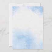 Blütenblütenblume Einladung (Rückseite)