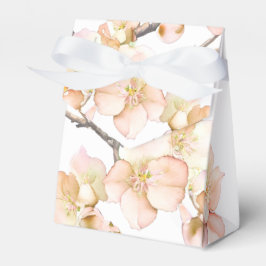 Blütenblütenblütenblütenblüte aus orangefarbenem E Geschenkschachtel