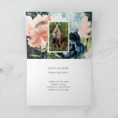 Blütenblütenblütenblütenblüte Foto Faltender Absch Karte (Innenseite)