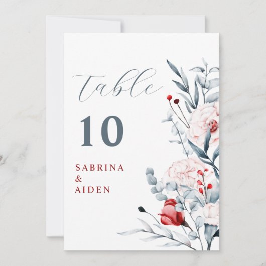 BlütenblütenblütenblütenHochzeitsstimmung in Rot u (Vorderseite)