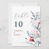 BlütenblütenblütenblütenHochzeitsstimmung in Rot u (Rückseite)