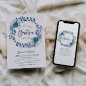 Blütenblüteneinladung Einladung