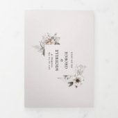 Blütenblütenfest Dreifach Gefaltete Einladung (Cover)