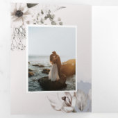 Blütenblütenfest Dreifach Gefaltete Einladung (Innen Erste Seite)