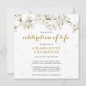 Blütenblütenfest - Foto des Lebens Einladung (Vorderseite)