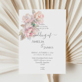 Blütenblütenhochzeit Einladung