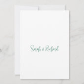 Blütenblütenhochzeit Save The Date (Rückseite)