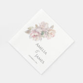 Blütenblütenhochzeit Serviette (Ecke)