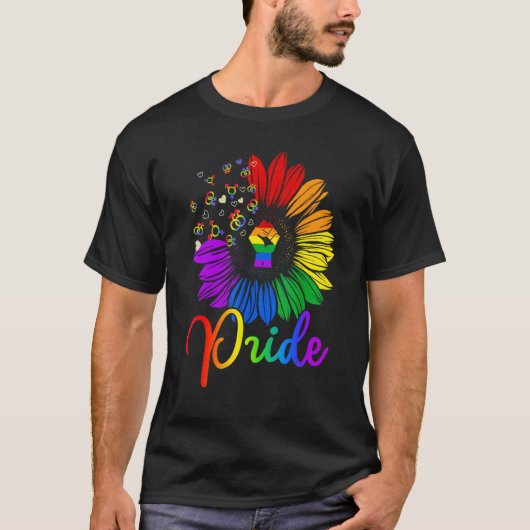 Blütenblütenpride Lgbt Gay Lesbian Trans T-Shirt (Vorderseite)