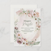 Blütenblütenspütler-Blütenspülung Begleitkarte (Vorne/Hinten)